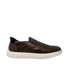 Sneakers casuales slip on Luca para hombre color café