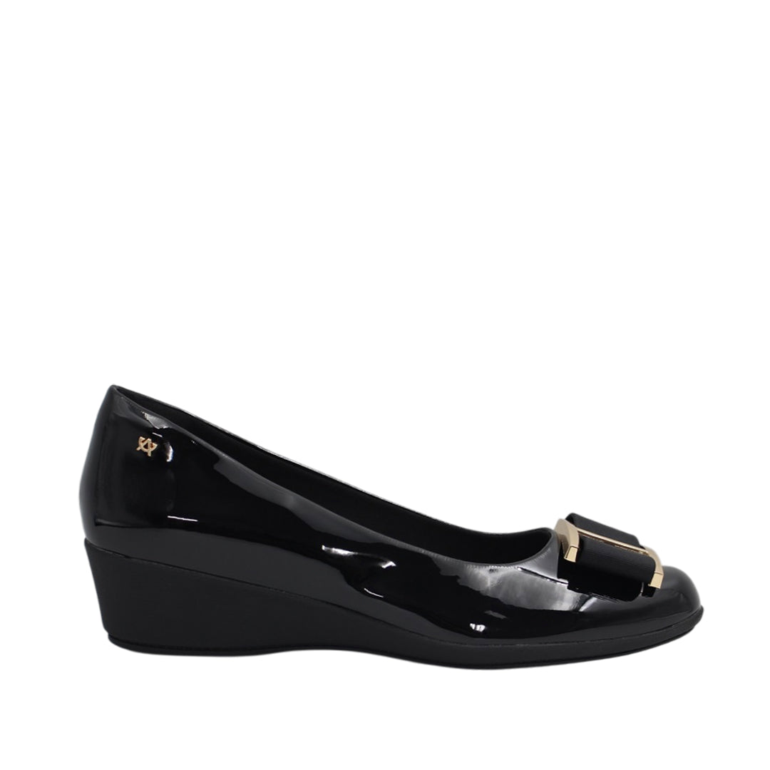 Cuñas Gladys para mujer color negro