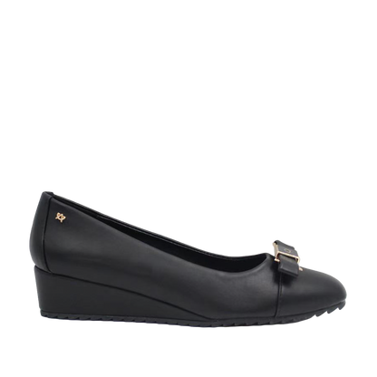 Cuñas Gaia para mujer color negro