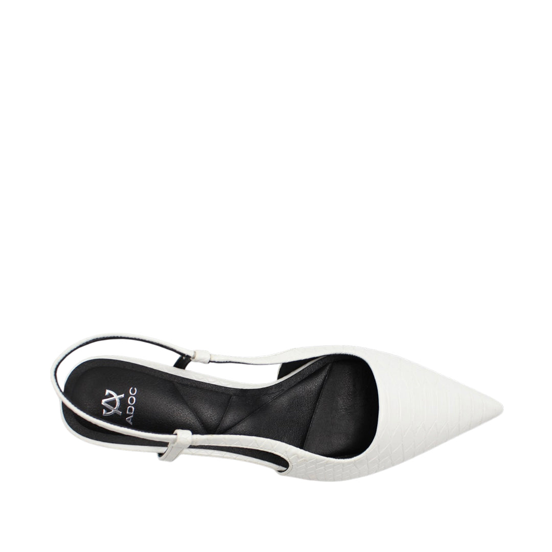 Tacones slingback Joan para mujer color hueso