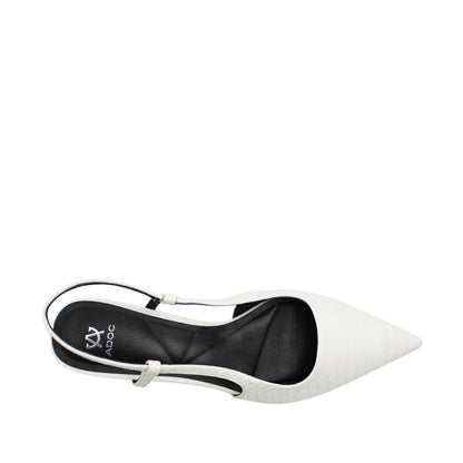 Tacones slingback Joan para mujer color hueso