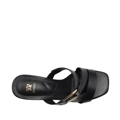 Sandalias de tacón Lorna para mujer color negro