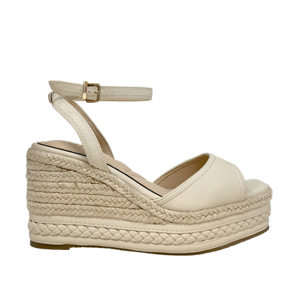 Sandalias Carmina para mujer color hueso