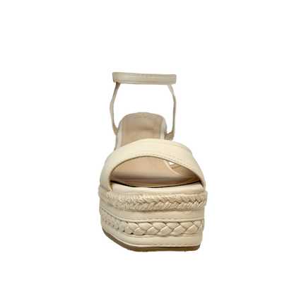 Sandalias Carmina para mujer color hueso