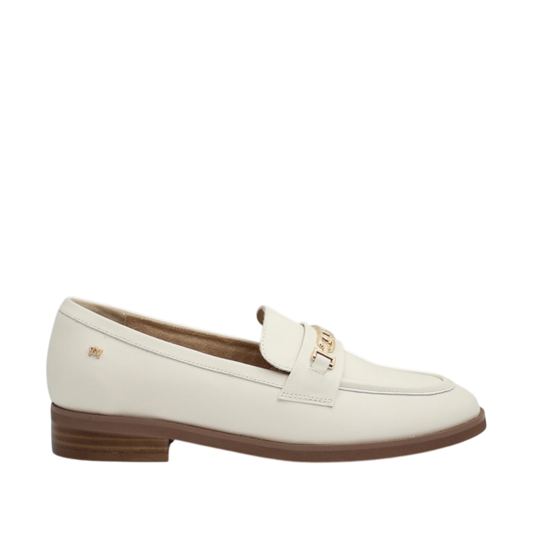 Mocasines Bowie para mujer color hueso