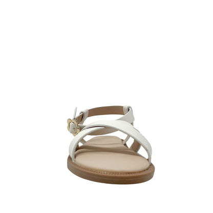 Sandalias Fabiola para niña color blanco