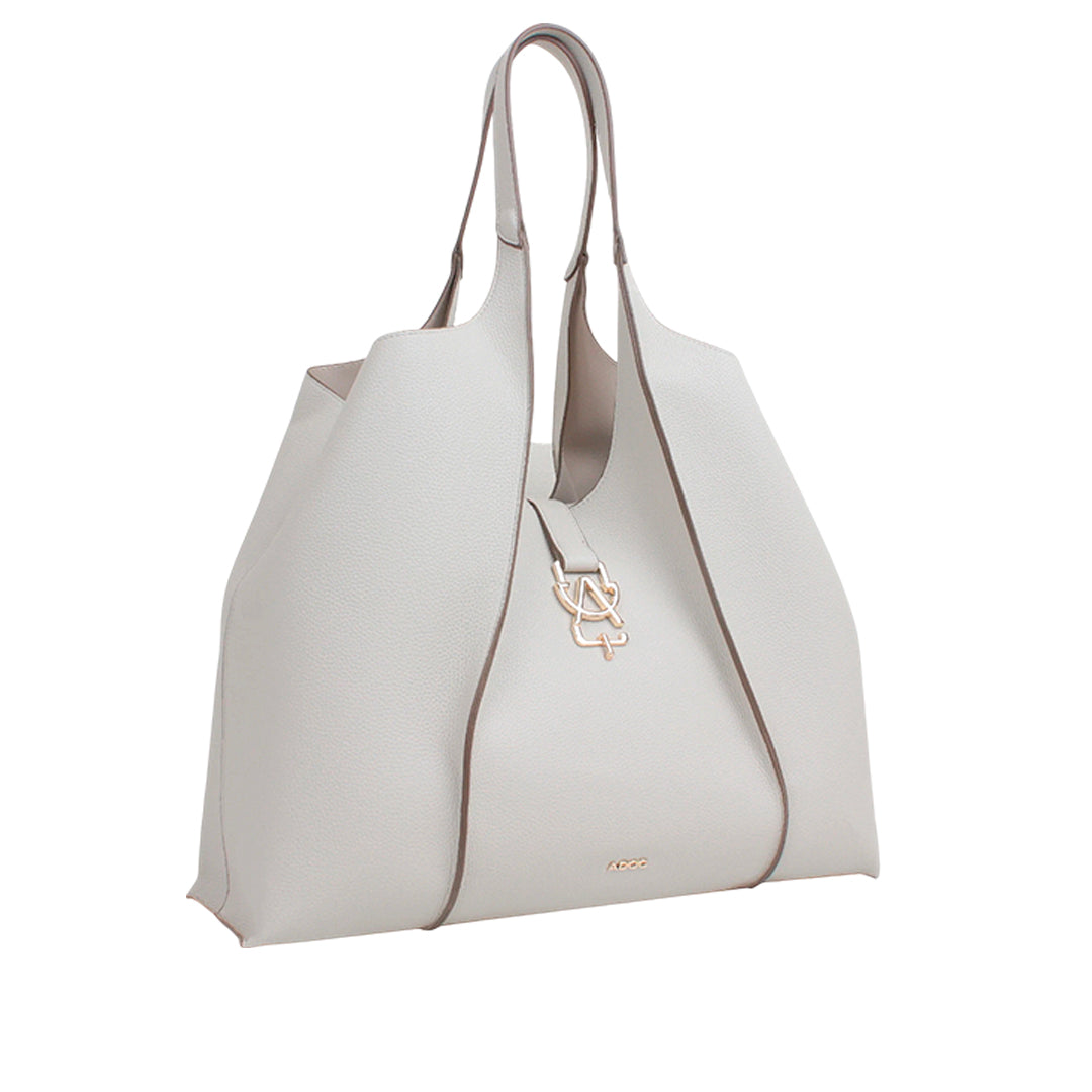 Cartera tote Freya para mujer color hueso