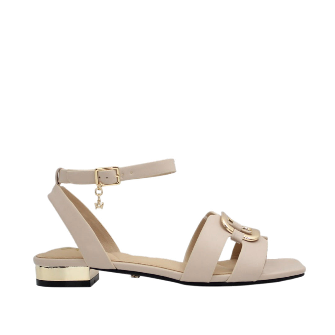 Sandalias flats Janee para mujer color blush
