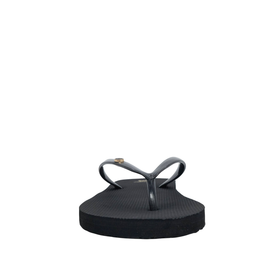 Sandalias playeras Ginny para mujer color negro