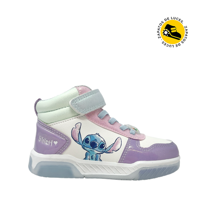 Sneakers Stitch para mujer color lila