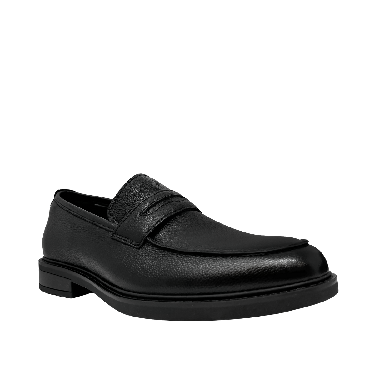 Oxfords slip on Troy para hombre color negro