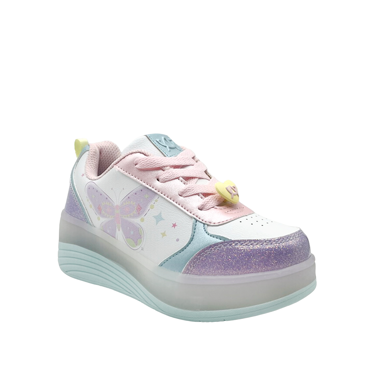 Sneakers con rodos Mariposa para niña color multi