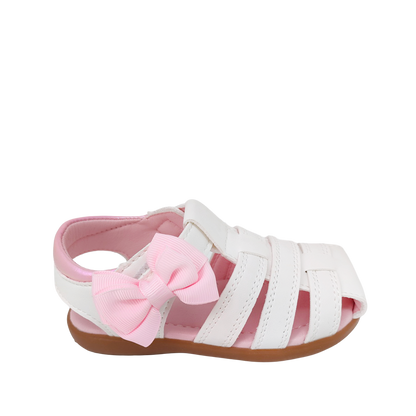 Sandalias Wendy para infante color blanco