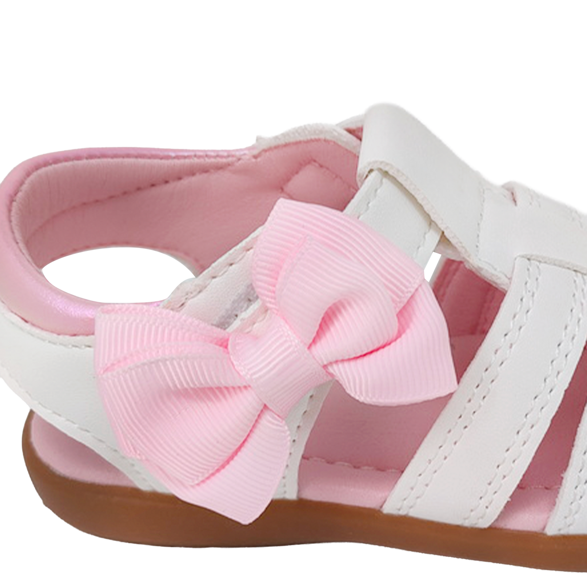 Sandalias Wendy para infante color blanco