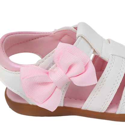 Sandalias Wendy para infante color blanco