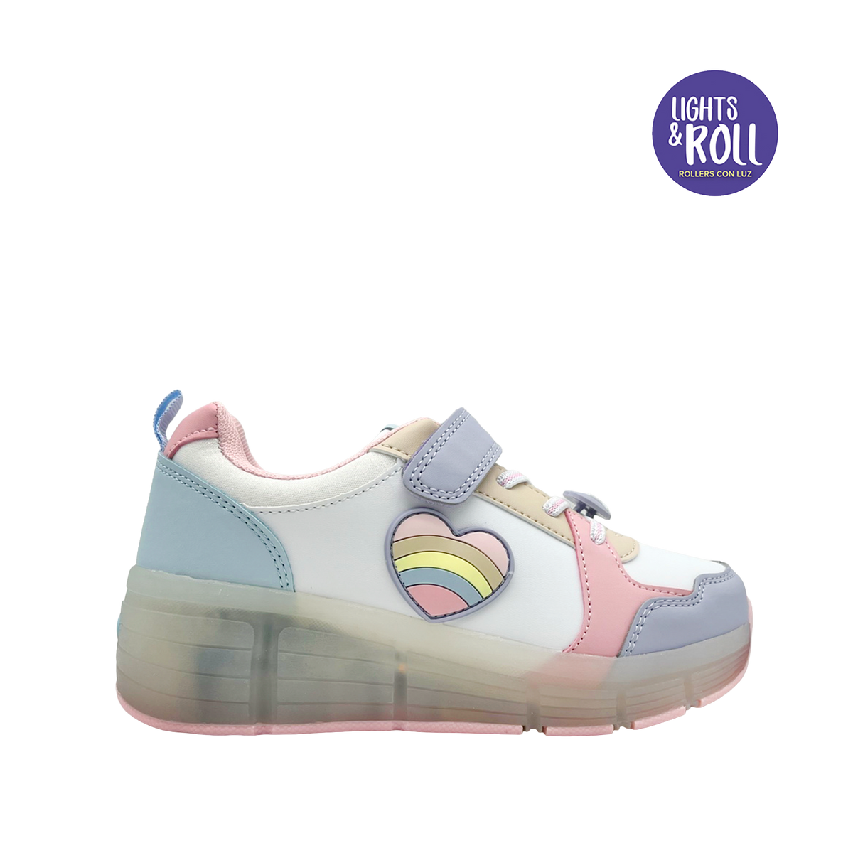 Sneakers Heart para niña color multi