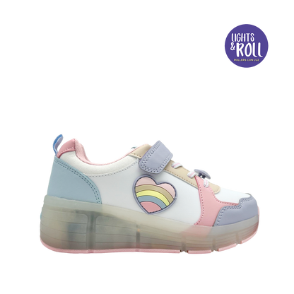 Sneakers Heart para niña color multi
