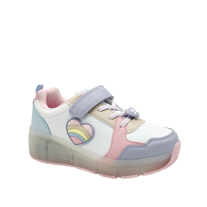 Sneakers Heart para niña color multi
