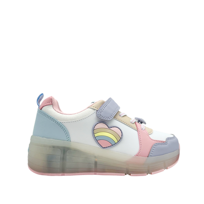 Sneakers Heart para niña color multi