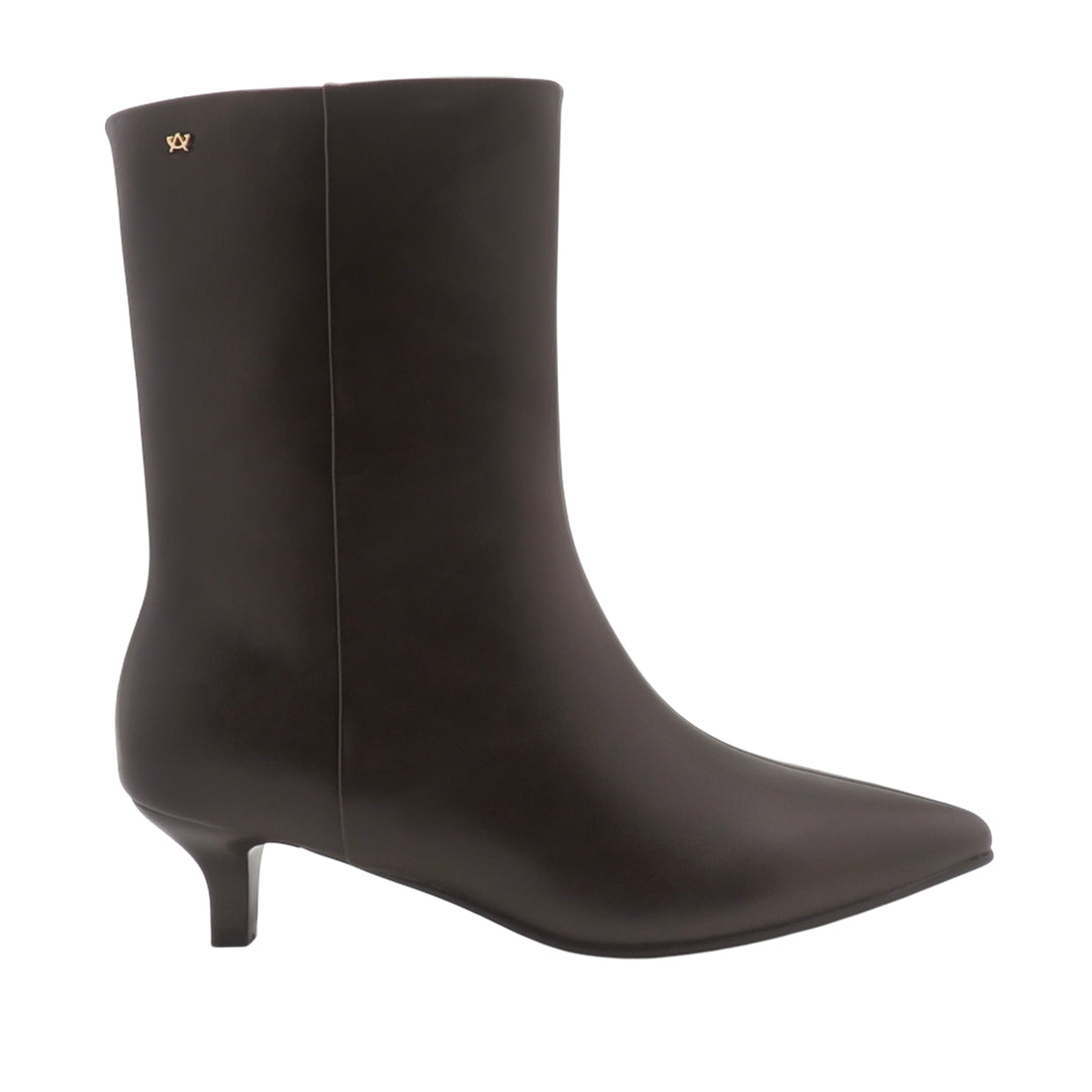 Botas de tacón Lucy para mujer color café