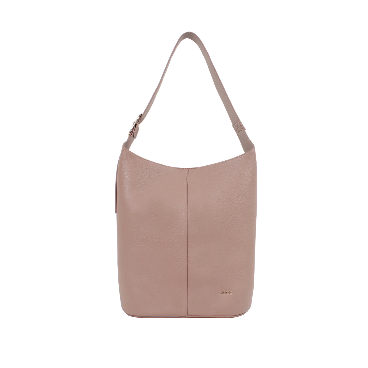 Cartera satchel Zara para mujer color nude