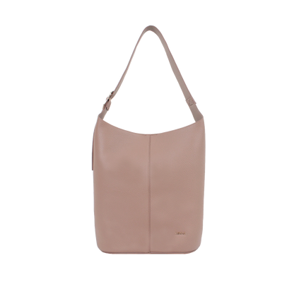 Cartera satchel Zara para mujer color nude