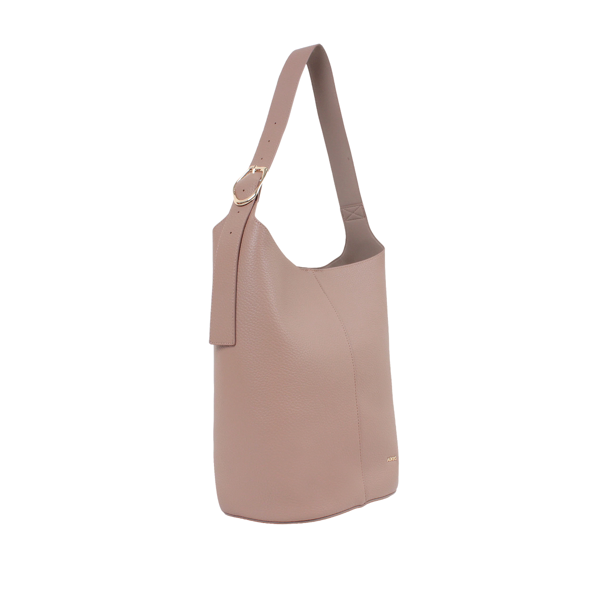Cartera satchel Zara para mujer color nude
