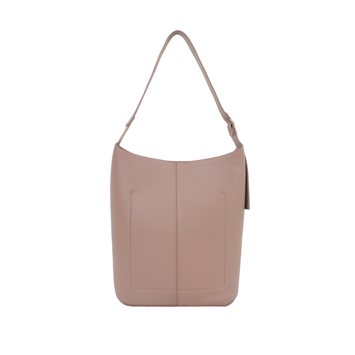 Cartera satchel Zara para mujer color nude