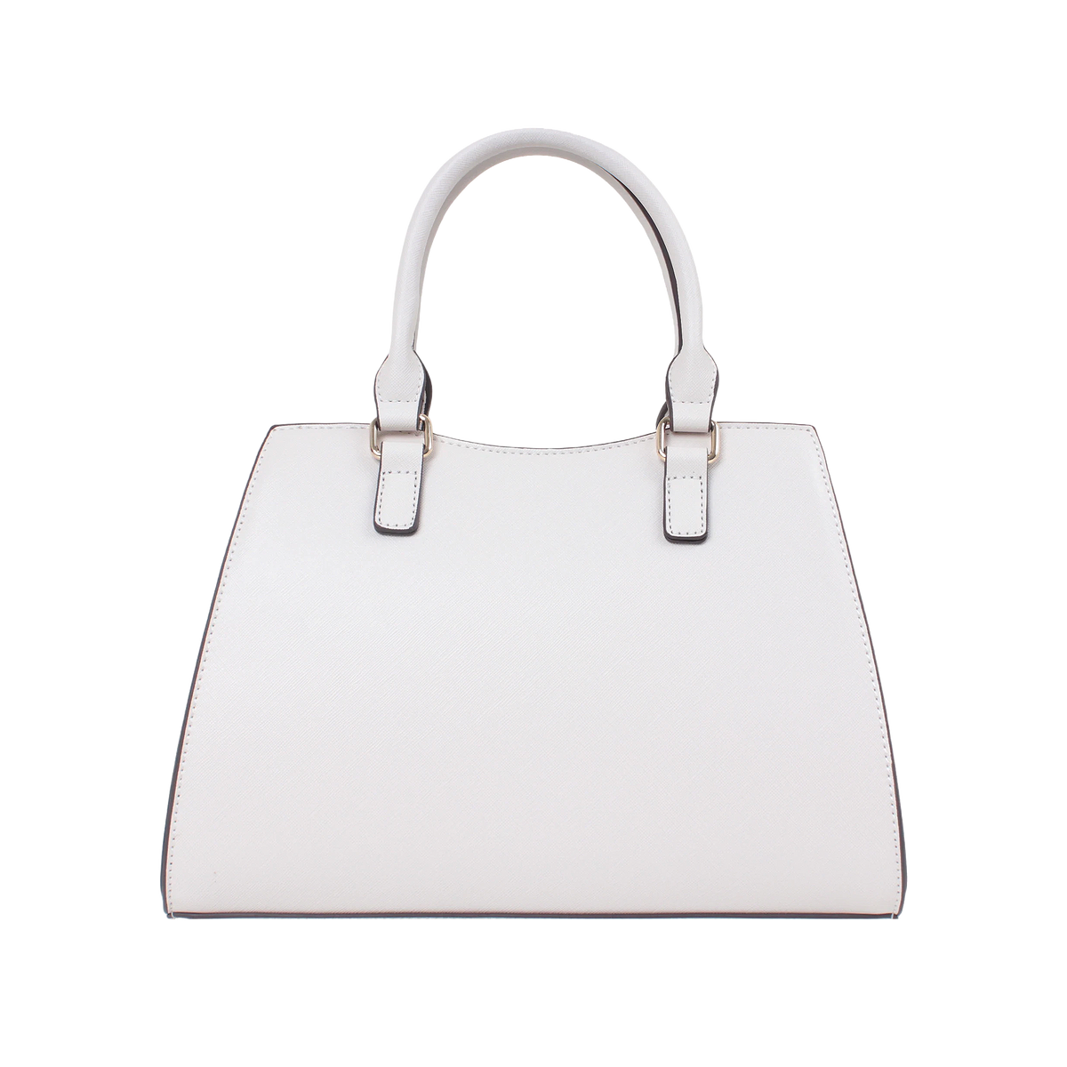 Cartera satchel Olivia para mujer color hueso