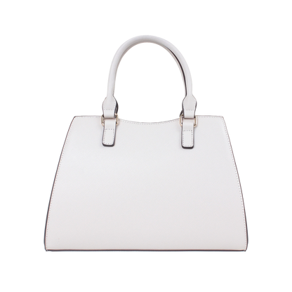 Cartera satchel Olivia para mujer color hueso