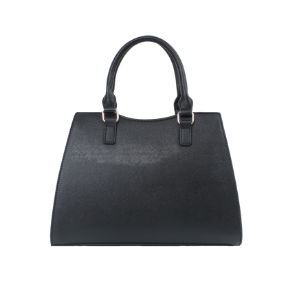 Cartera satchel Olivia para mujer color negro