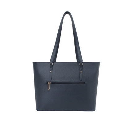 Cartera tote Vera para mujer color navy