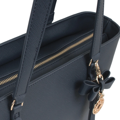 Cartera tote Vera para mujer color navy