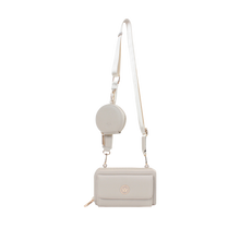 Cartera crossbody Samie para mujer color hueso