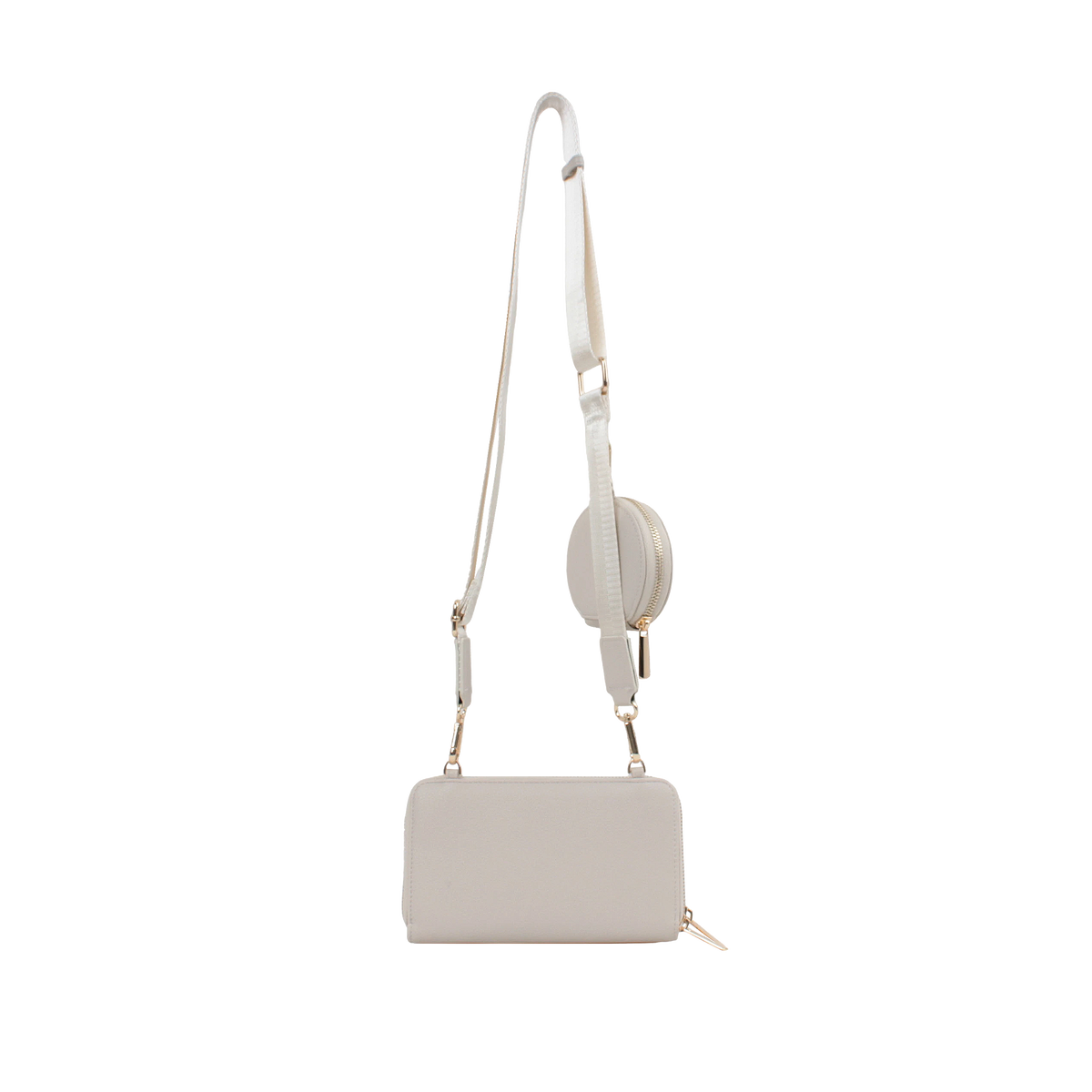 Cartera crossbody Samie para mujer color hueso