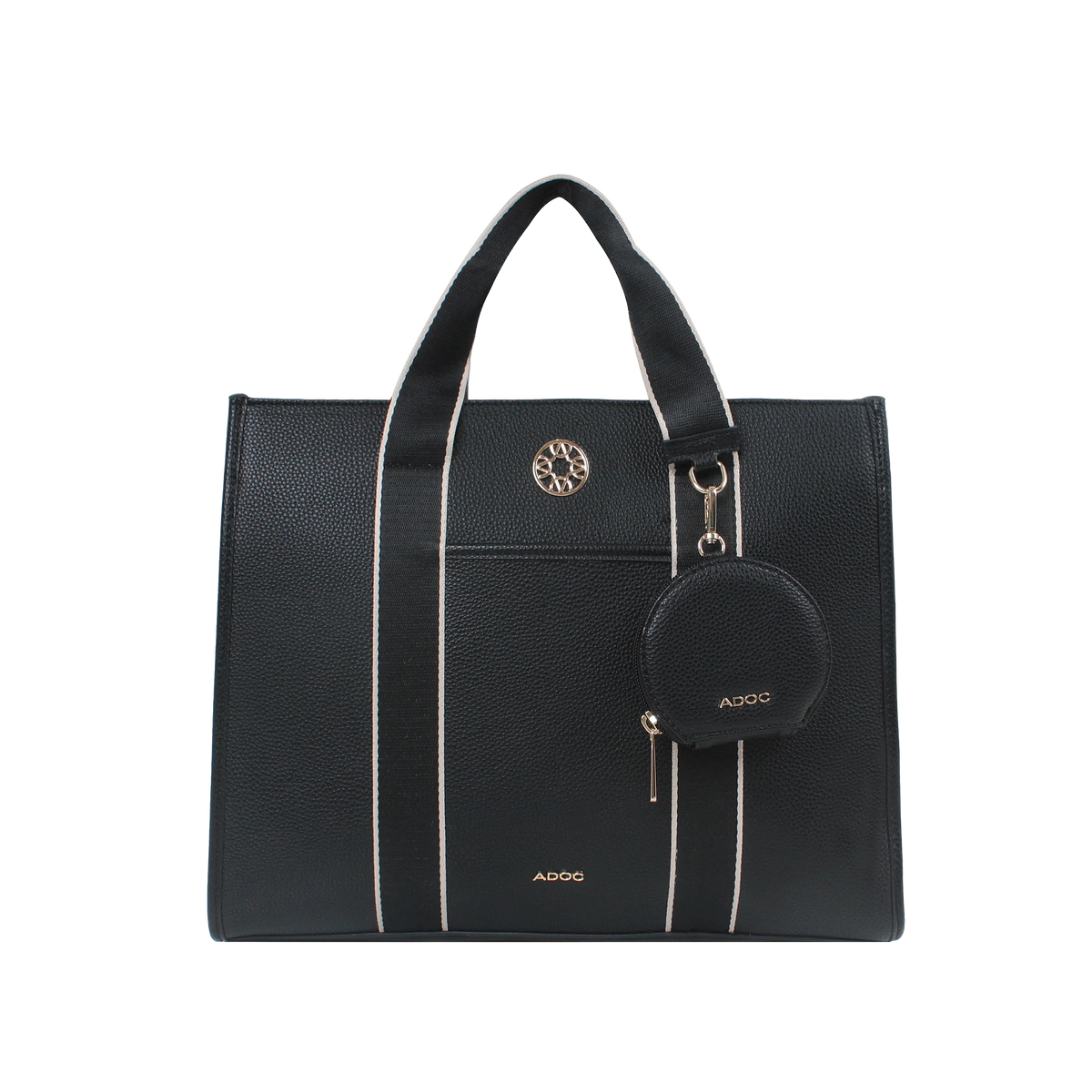 Cartera tote Ornella para mujer color negro