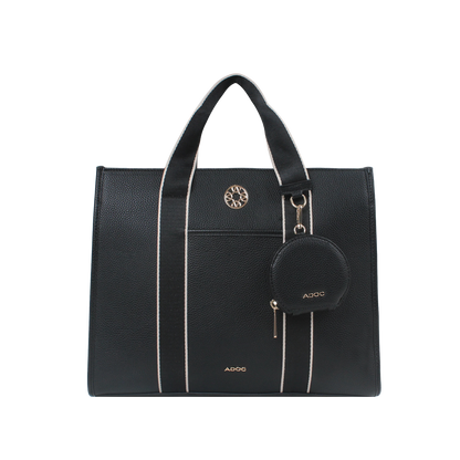 Cartera tote Ornella para mujer color negro