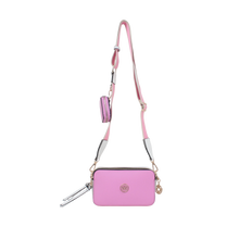 Cartera crossbody Libby para mujer color rosado