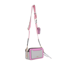 Cartera crossbody Libby para mujer color rosado