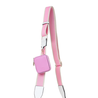 Cartera crossbody Libby para mujer color rosado