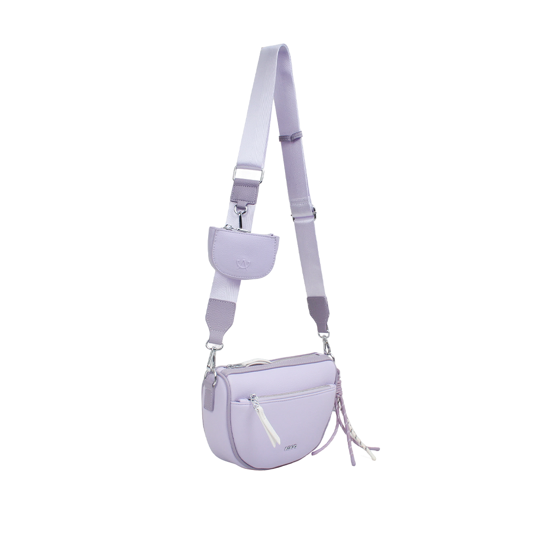 Cartera crossbody Susi para mujer color lila