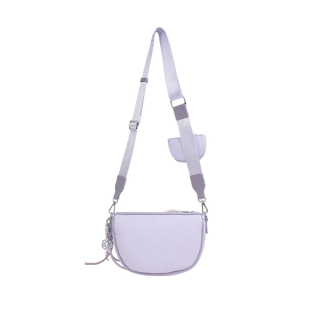 Cartera crossbody Susi para mujer color lila