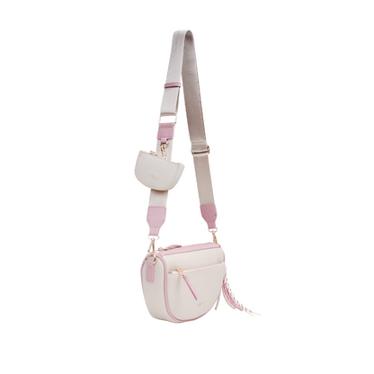 Cartera crossbody Susi para mujer color nude