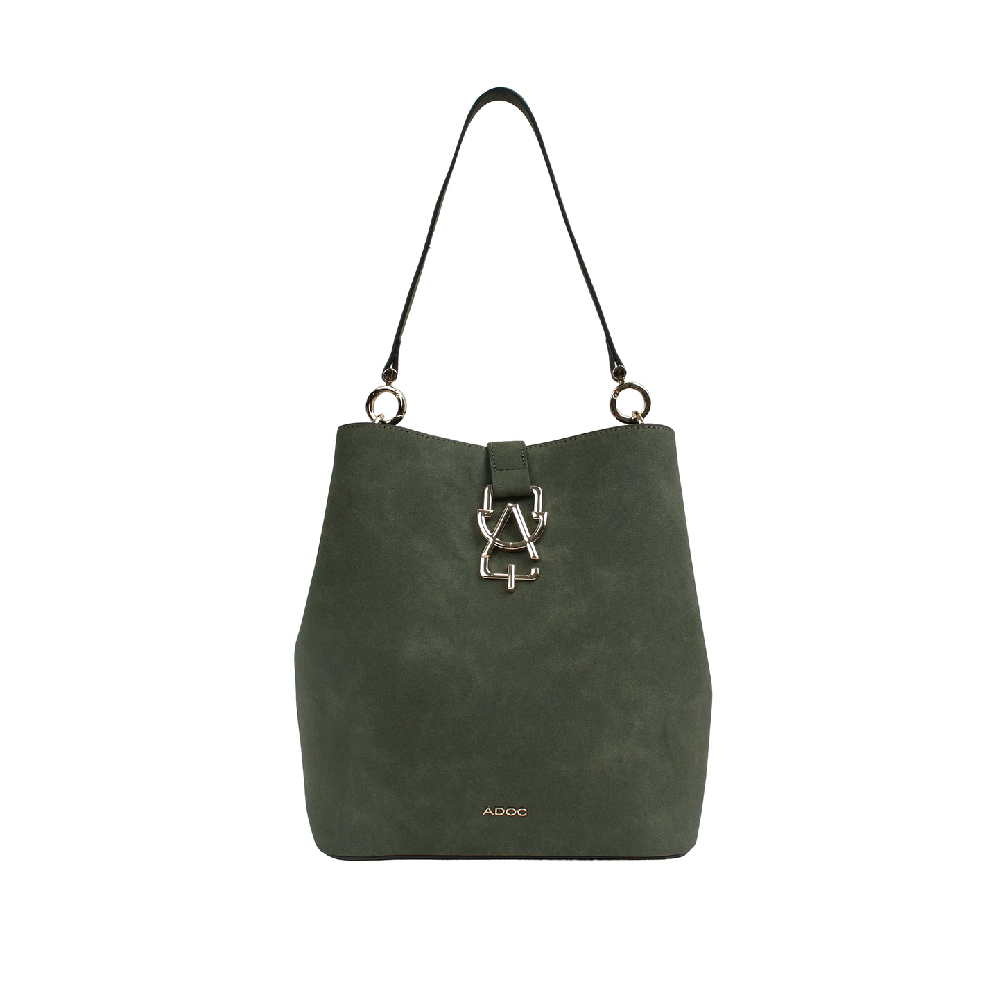Cartera satchel Nina para mujer color olivo