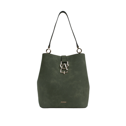 Cartera satchel Nina para mujer color olivo