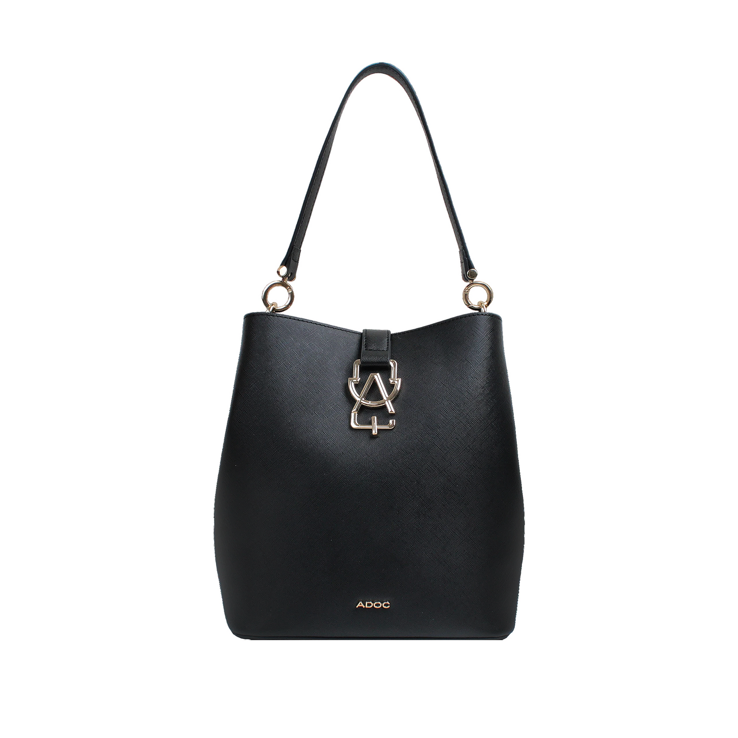 Cartera satchel Nina para mujer color negro