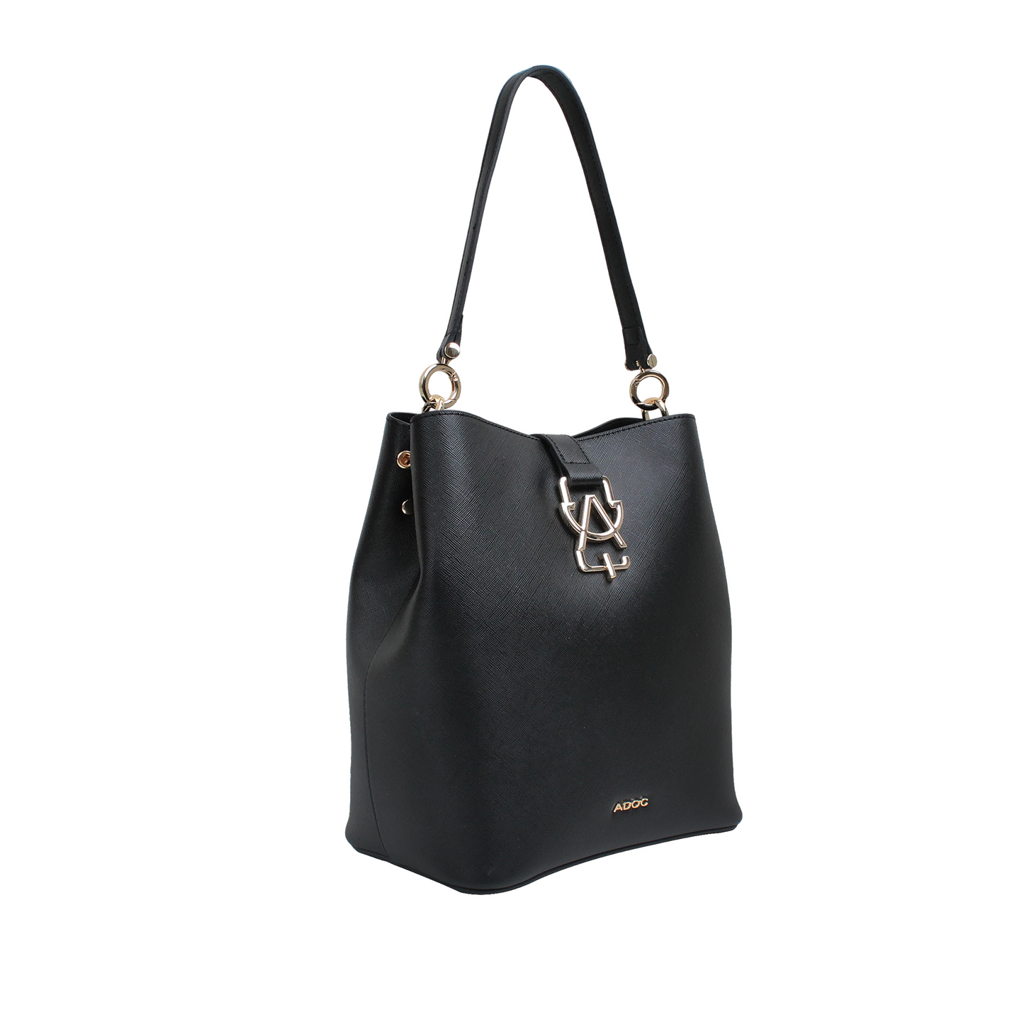 Cartera satchel Nina para mujer color negro