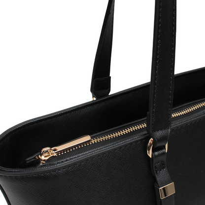 Cartera tote Vera para mujer color negro