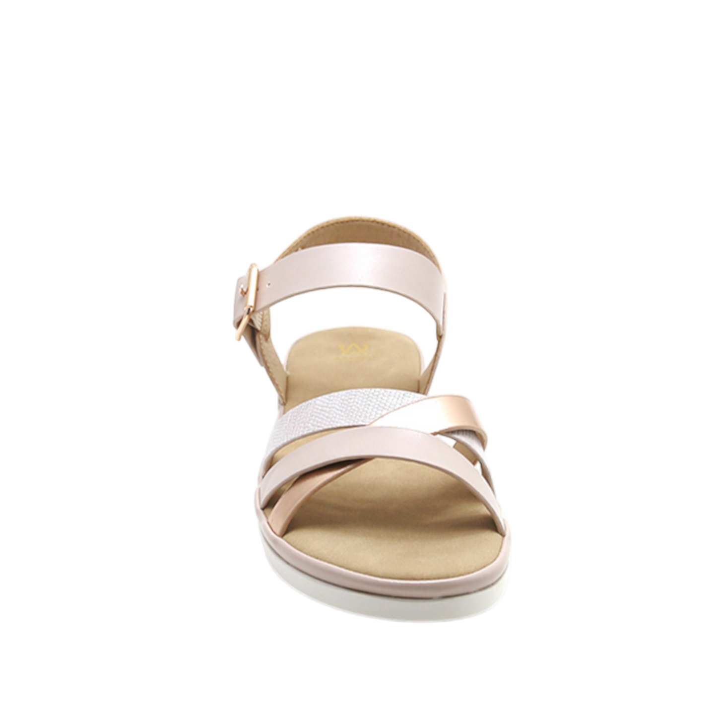 Sandalias flats Regina para mujer color blush