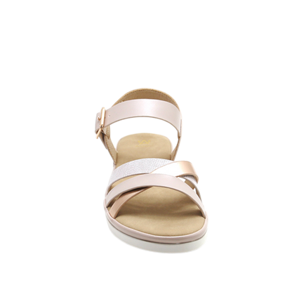 Sandalias flats Regina para mujer color blush